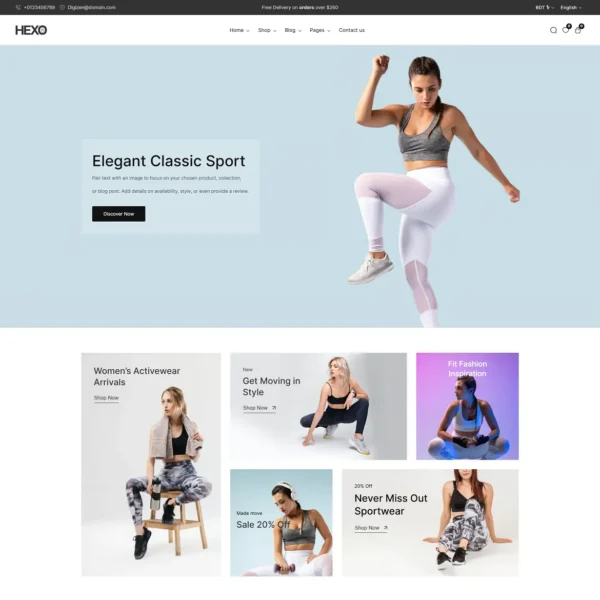 Hexo - Sportswear Shopify Theme 2.0 - Image 2