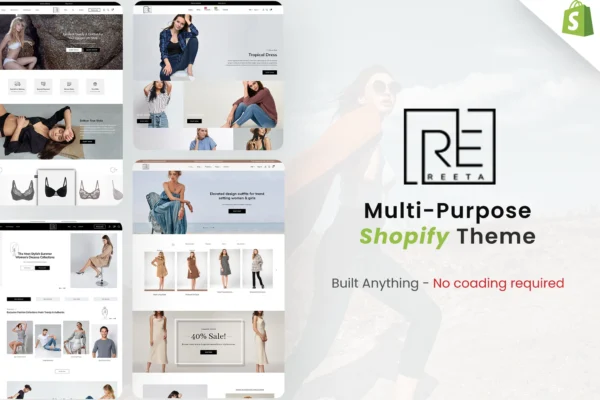 Reeta - 10 Demos Multipurpose 2.0 Shopify Theme
