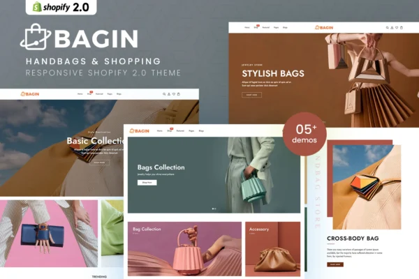 Bagin - Handbags & Shopping Shopify 2.0 Theme