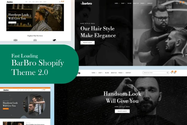 Barbro - Barbershop & Hair Salon Shopify Theme