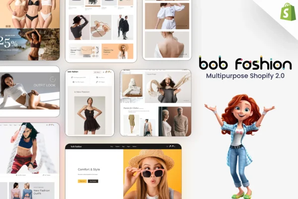 Bob - MultiPurpose Fashion Shop Shopify Theme