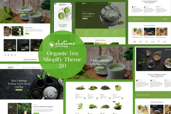 Chatime - Matcha & Organic Tea Store Shopify Theme