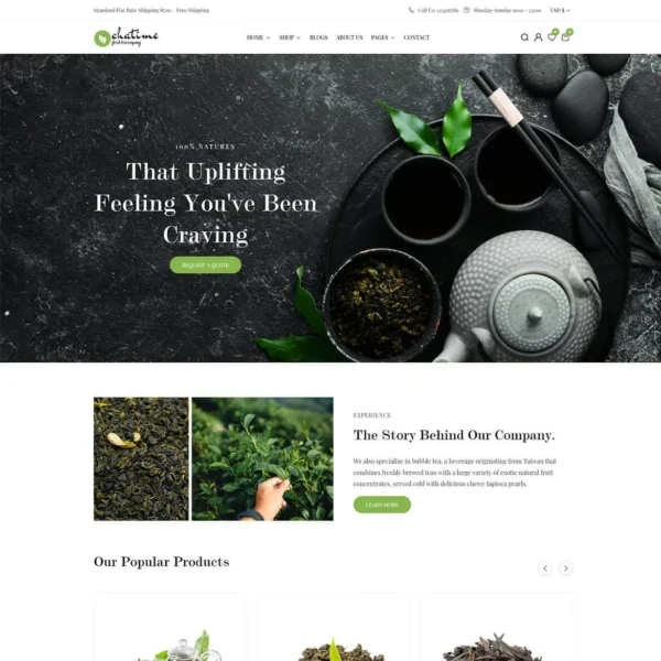 Chatime - Matcha & Organic Tea Store Shopify Theme - Image 4