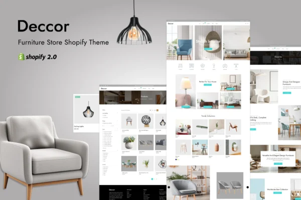 Deccor - Modern Furniture Store Shopify Theme