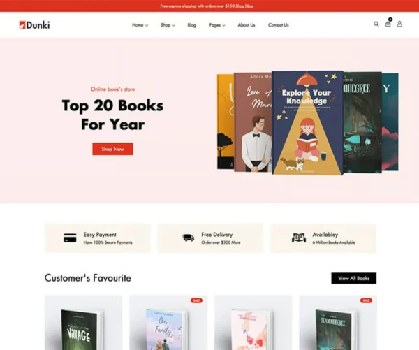 Dunki - Book Store Shopify  Theme - Image 3