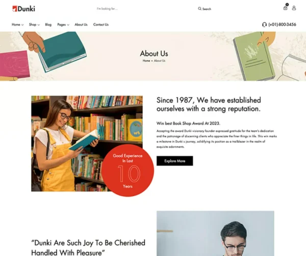 Dunki - Book Store Shopify  Theme - Image 7